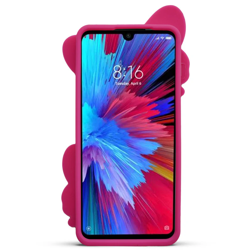 3D Vibrant Butterfly Silicone Phone Case For Redmi Note 7 - Image 14