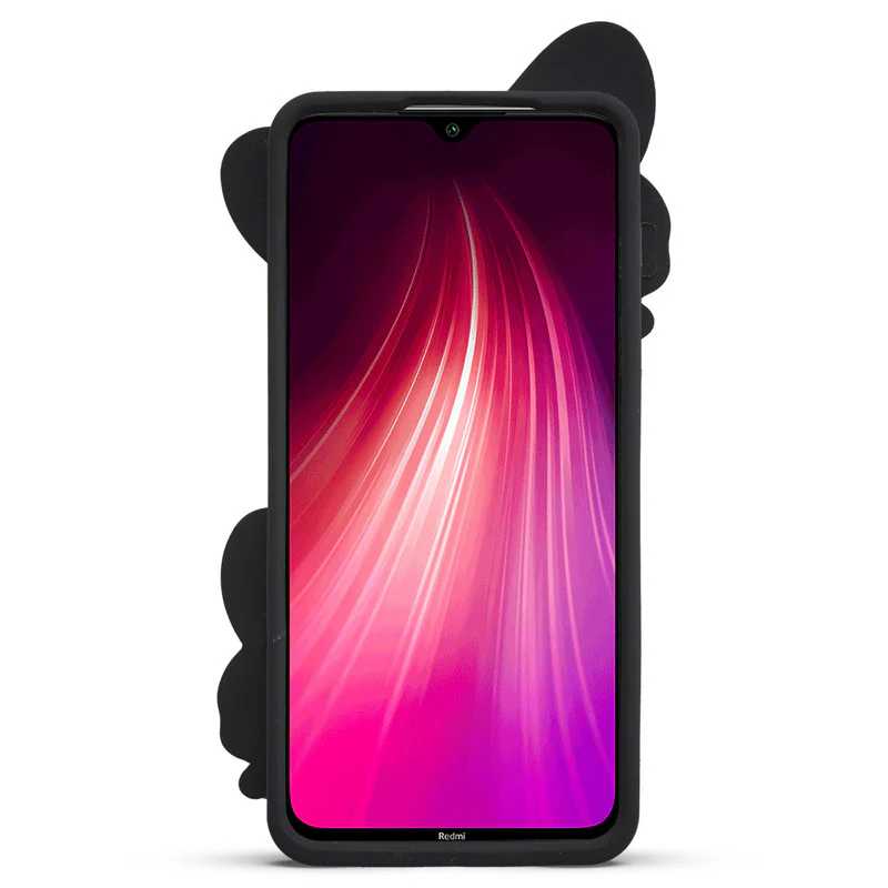 3D Vibrant Butterfly Silicone Phone Case For Redmi Note 8 - Image 4