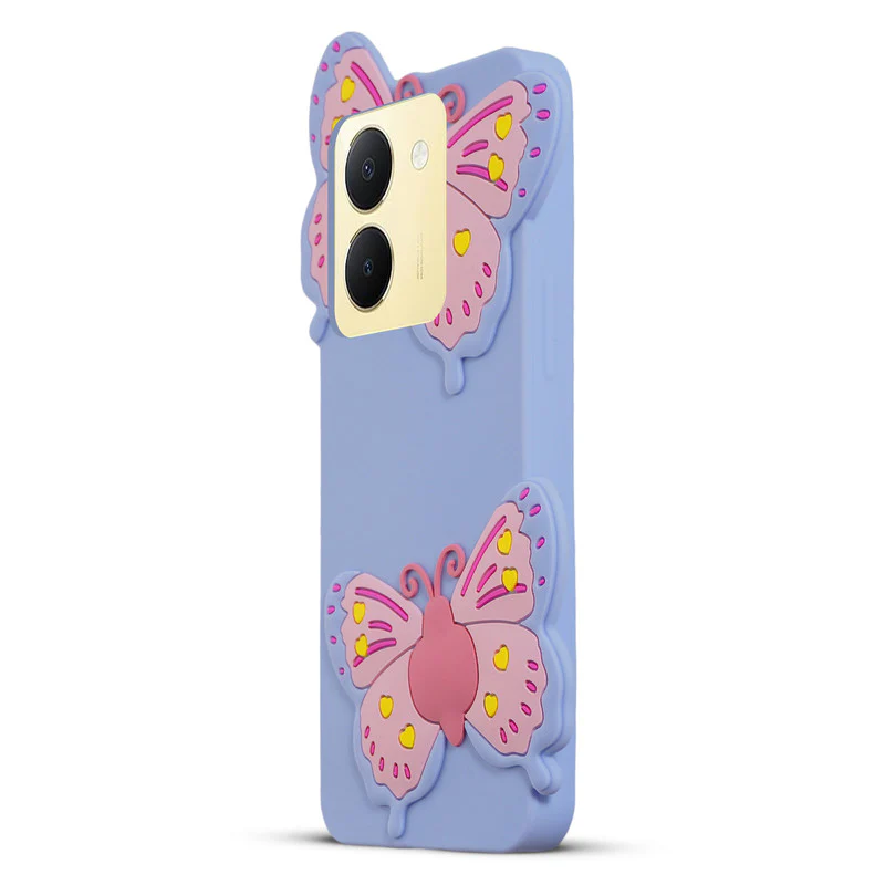 3D Vibrant Butterfly Silicone Phone Case For Vivo Y36 4G - Image 10