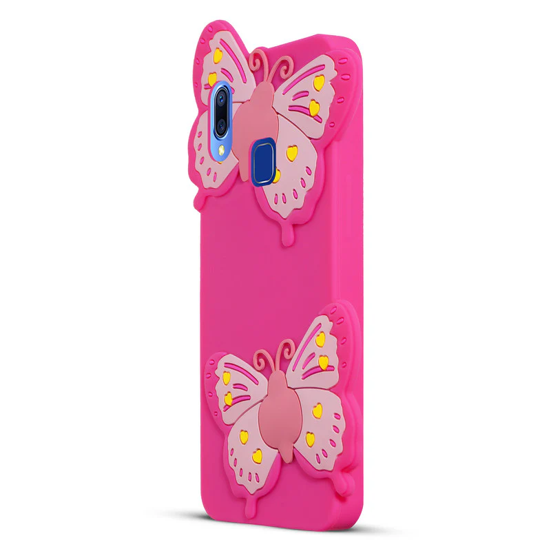 3D Vibrant Butterfly Silicone Phone Case For Vivo Y95 - Image 13