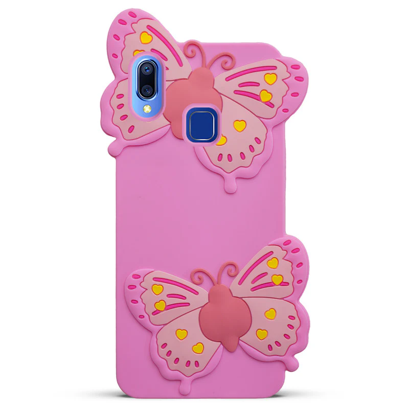 3D Vibrant Butterfly Silicone Phone Case For Vivo Y95 - Image 16