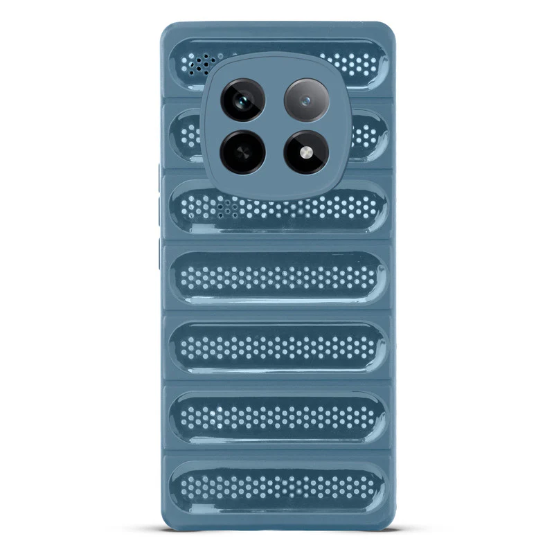Advanced Perforated Breathable With Rugged Back Cover Case For Realme P2 Pro 5G - Image 16