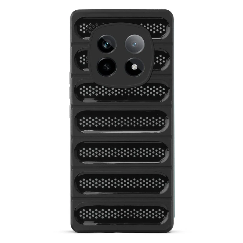 Advanced Perforated Breathable With Rugged Back Cover Case For Realme P2 Pro 5G - Image 4