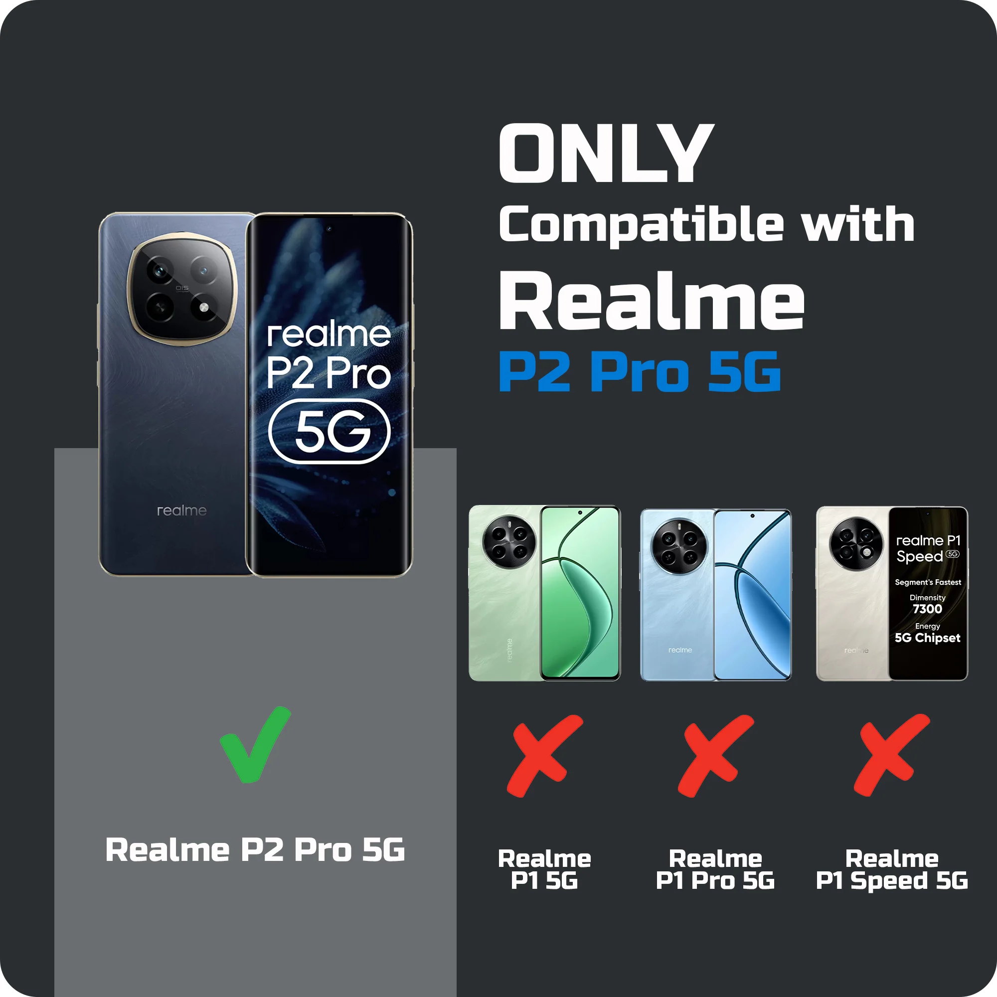 Advanced Perforated Breathable With Rugged Back Cover Case For Realme P2 Pro 5G - Image 8