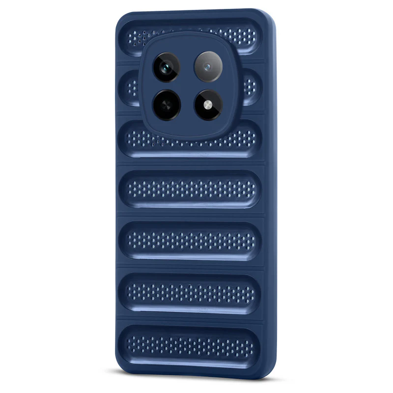 Advanced Perforated Breathable With Rugged Back Cover Case For Realme P2 Pro 5G - Image 9