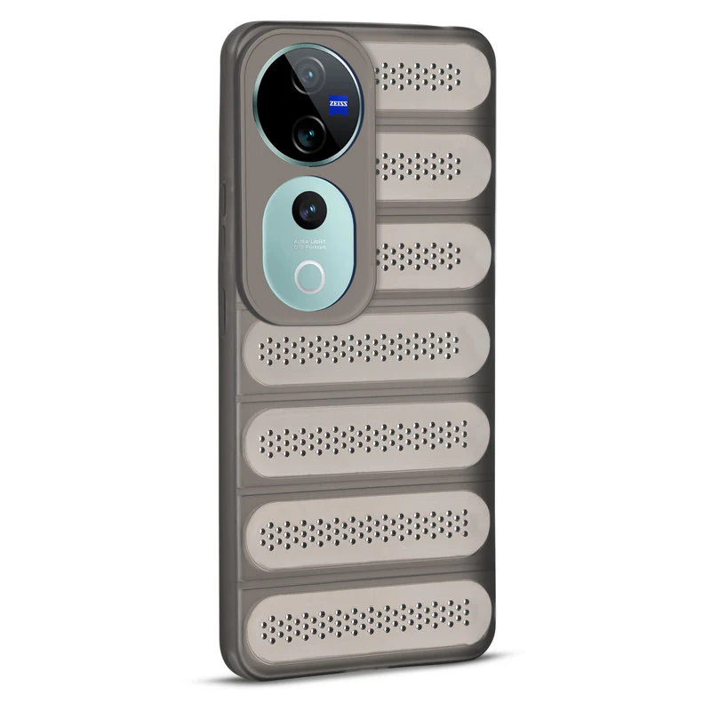 Advanced Perforated Breathable With Rugged Back Cover Case For Vivo T3 Ultra 5G - Image 19