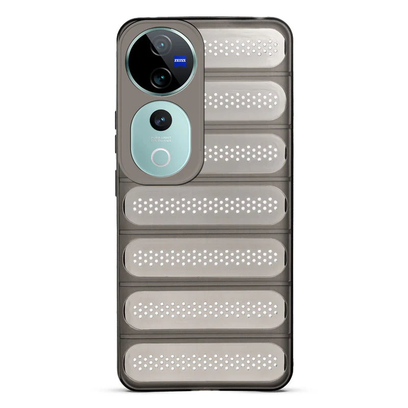 Advanced Perforated Breathable With Rugged Back Cover Case For Vivo T3 Ultra 5G - Image 22