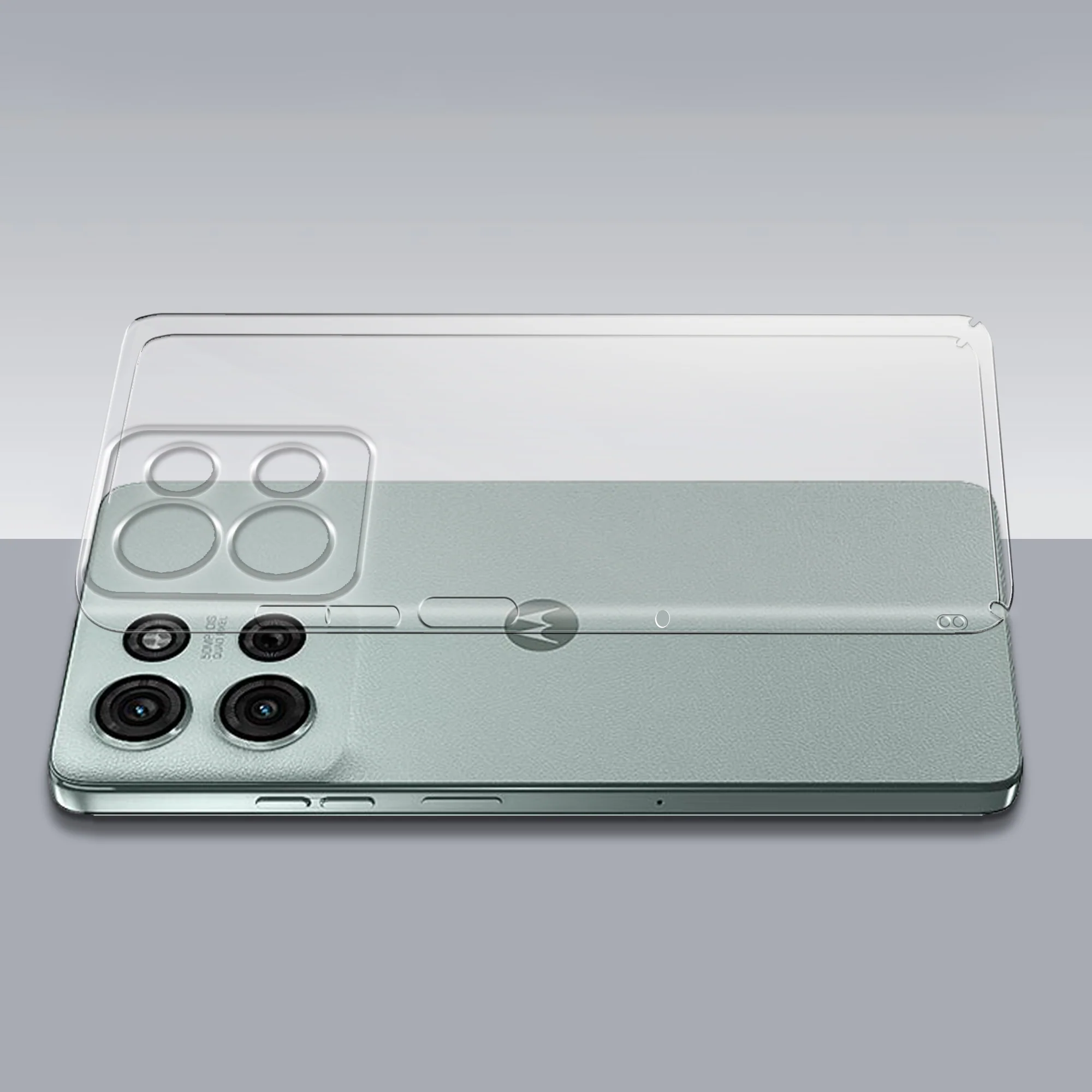 Crystal Clear Hard Anti-Yellow Transparent Back Cover Case For Motorola Moto G75 5G - Image 7