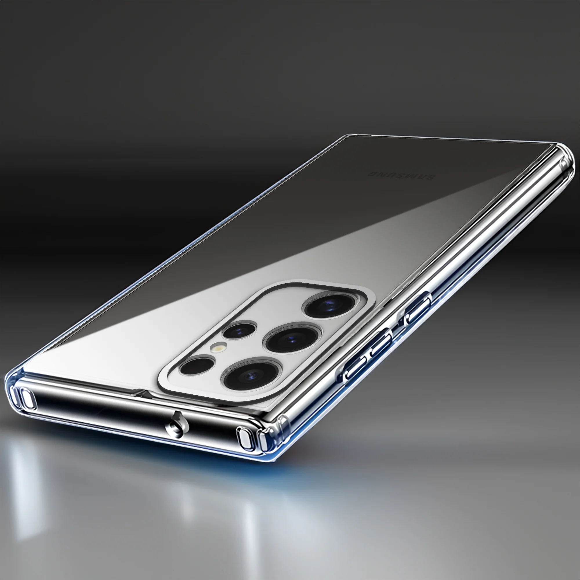 Crystal Clear Transparent Back Cover for Samsung S24 Ultra 5G - Image 4