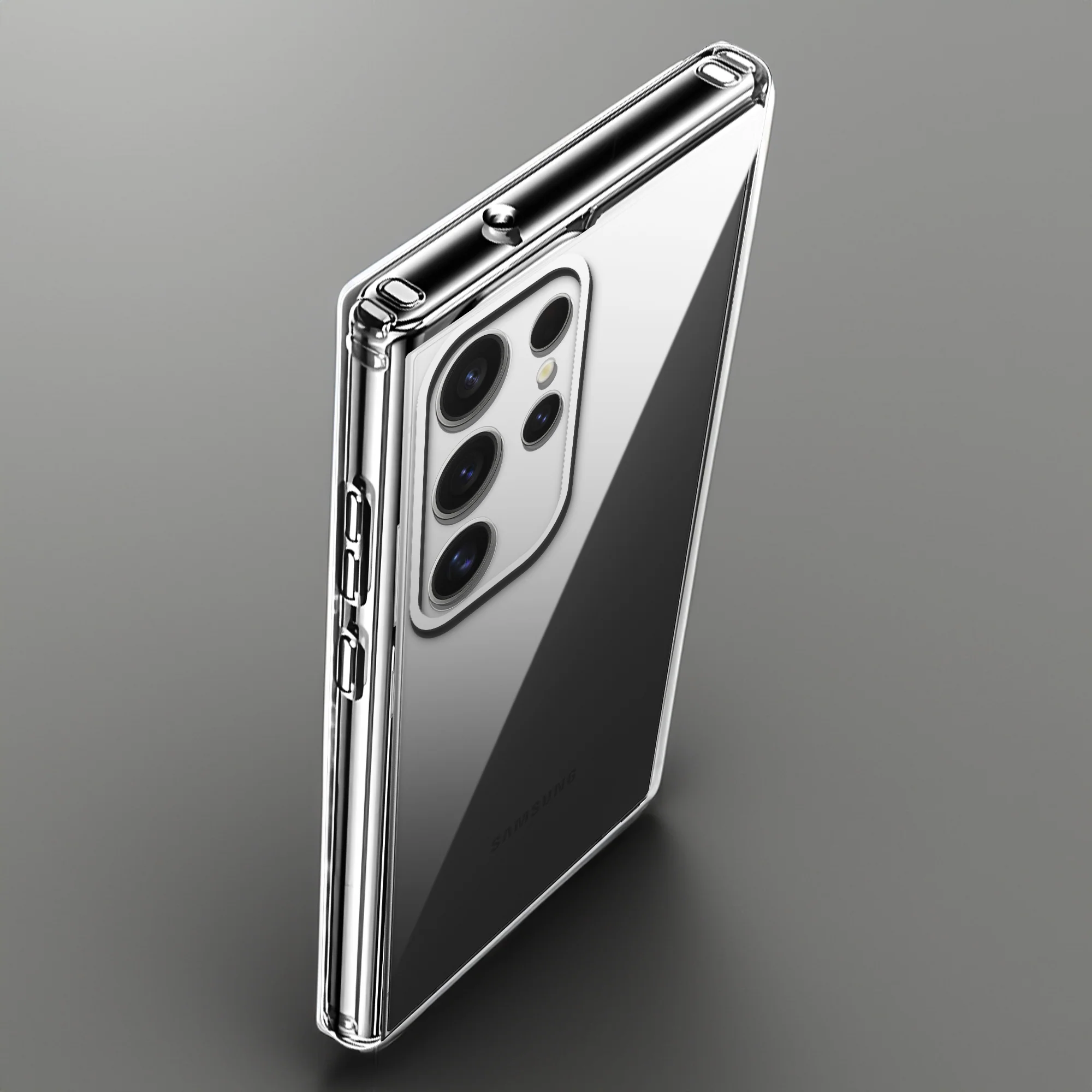 Crystal Clear Transparent Back Cover for Samsung S24 Ultra 5G - Image 7