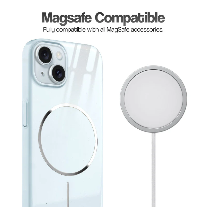 Smooth & Shiny Glossy Hard Back Cover Case For Apple iPhone 13 With Wireless Charging Support Support - Image 41