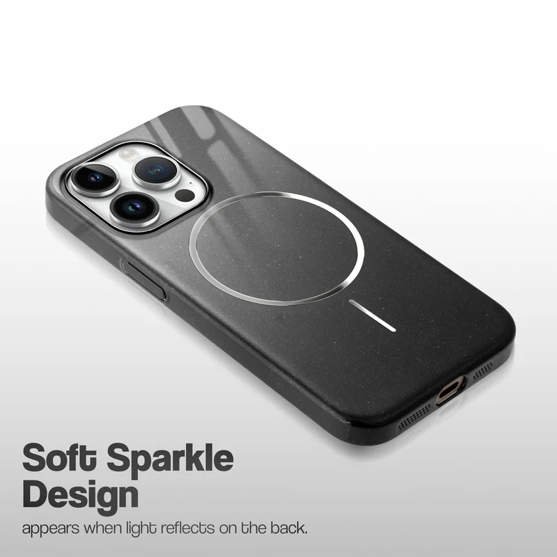 Smooth & Shiny Glossy Hard Back Cover Case For Apple iPhone 14 Pro Max With Wireless Charging Support Support - Image 4