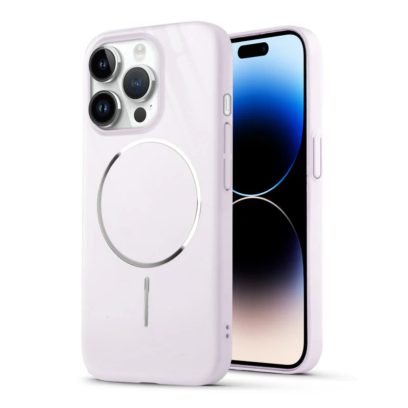 Smooth & Shiny Glossy Hard Back Cover Case For Apple iPhone 14 Pro With Wireless Charging Support Support - Image 19