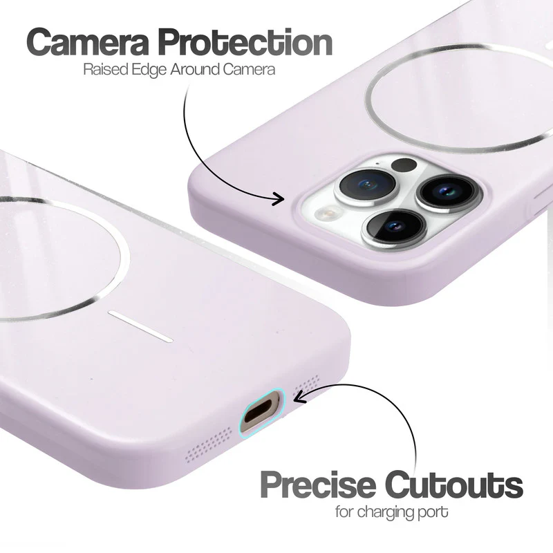 Smooth & Shiny Glossy Hard Back Cover Case For Apple iPhone 14 Pro With Wireless Charging Support Support - Image 21