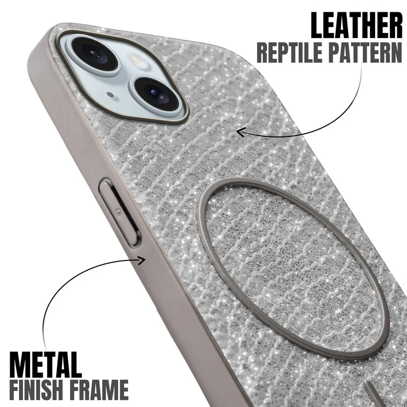Faux Exotic Texture Case Apple iPhone 15 Plus - Image 34