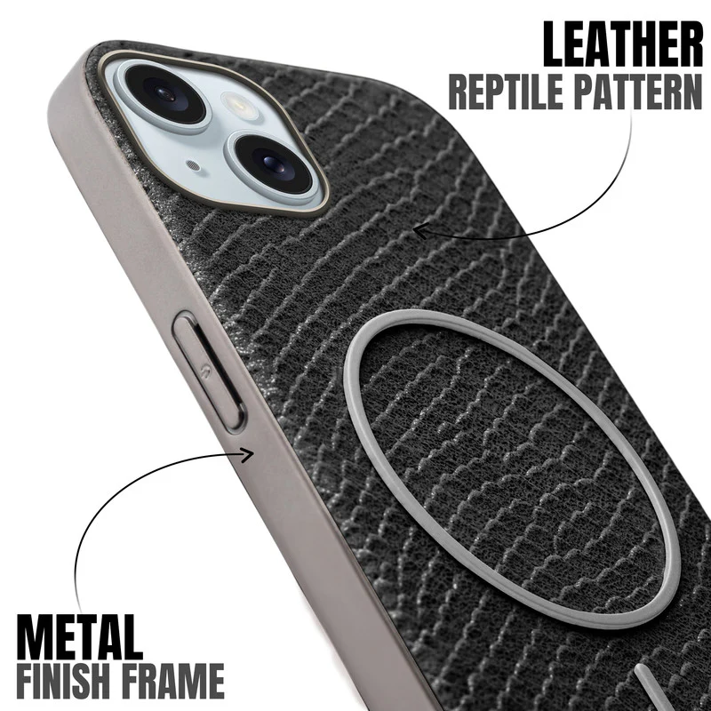 Faux Exotic Texture Case Apple iPhone 15 Plus - Image 4