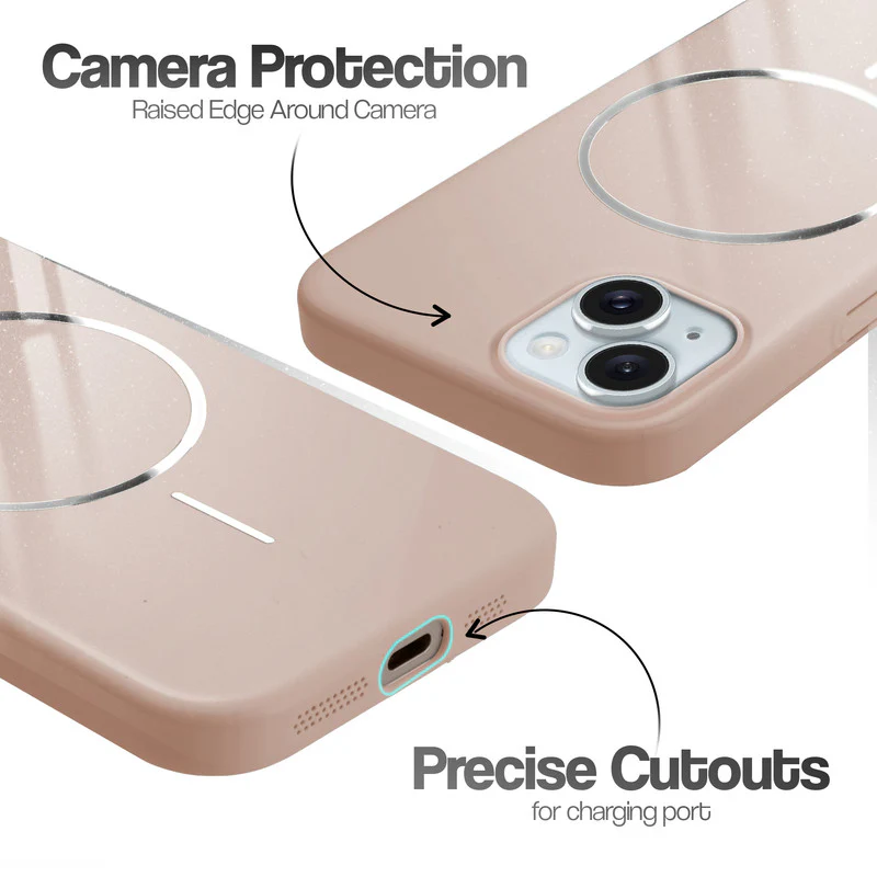 Smooth & Shiny Glossy Hard Back Cover Case For Apple iPhone 15 With Wireless Charging Support Support - Image 15