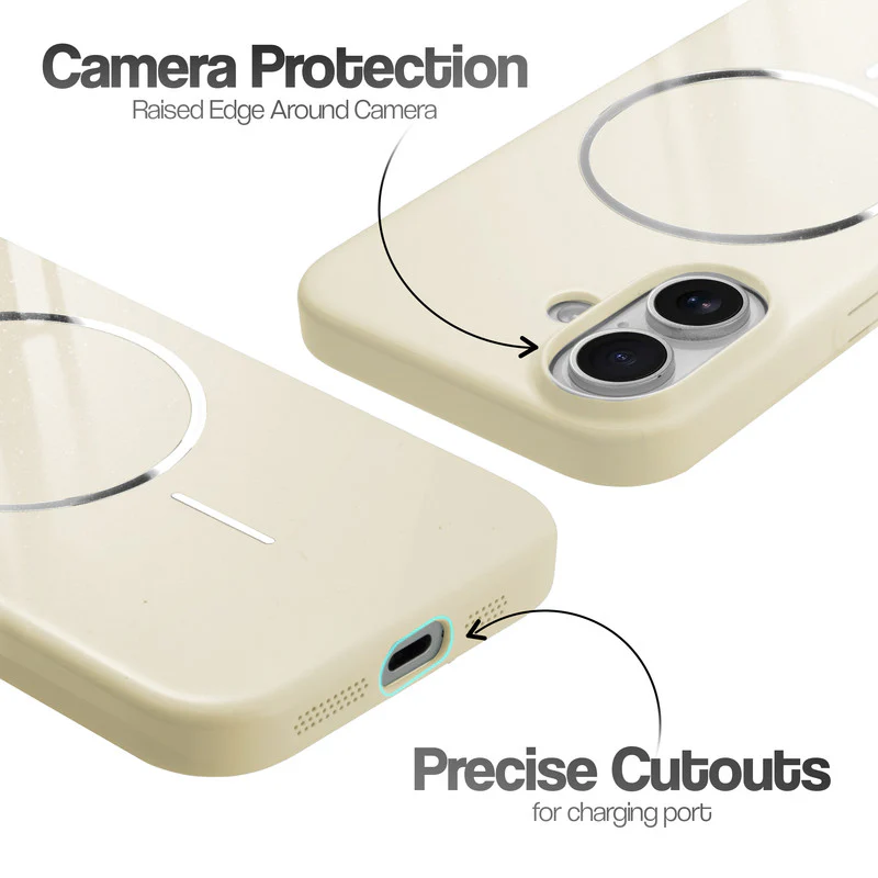 Smooth & Shiny Glossy Hard Back Cover Case For Apple iPhone 16 With Wireless Charging Support Support - Image 33
