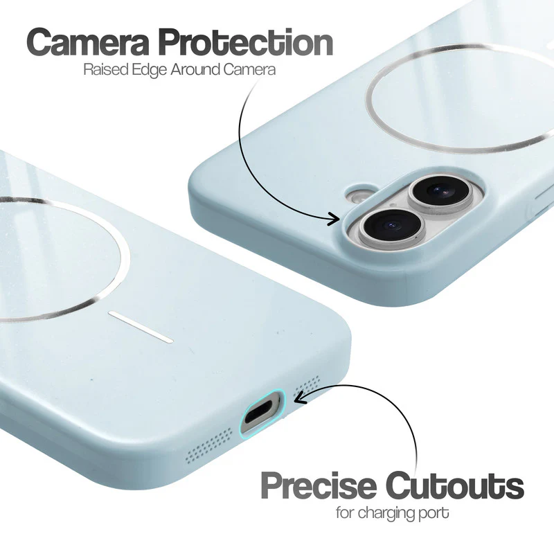 Smooth & Shiny Glossy Hard Back Cover Case For Apple iPhone 16 With Wireless Charging Support Support - Image 39