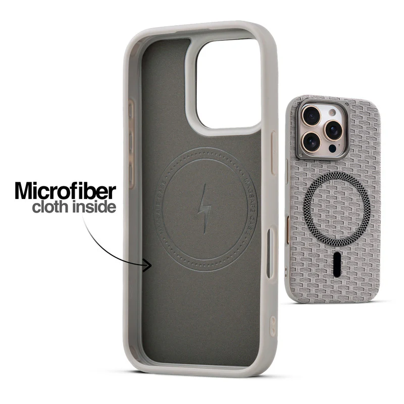 Rugged Silicone Grip Mobile Back Cover Case For Apple iPhone 16 Pro With Wireless Charging Support Support - Image 15