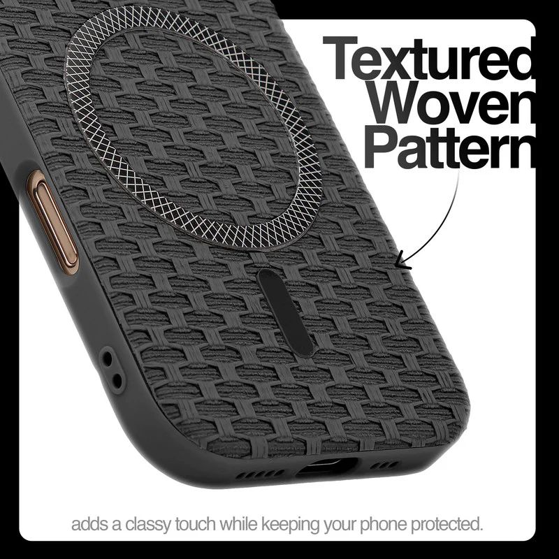 Rugged Silicone Grip Mobile Back Cover Case For Apple iPhone 16 Pro With Wireless Charging Support Support - Image 5