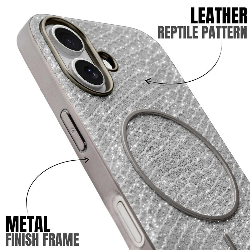 Faux Exotic Texture Case Apple iPhone 16 - Image 34