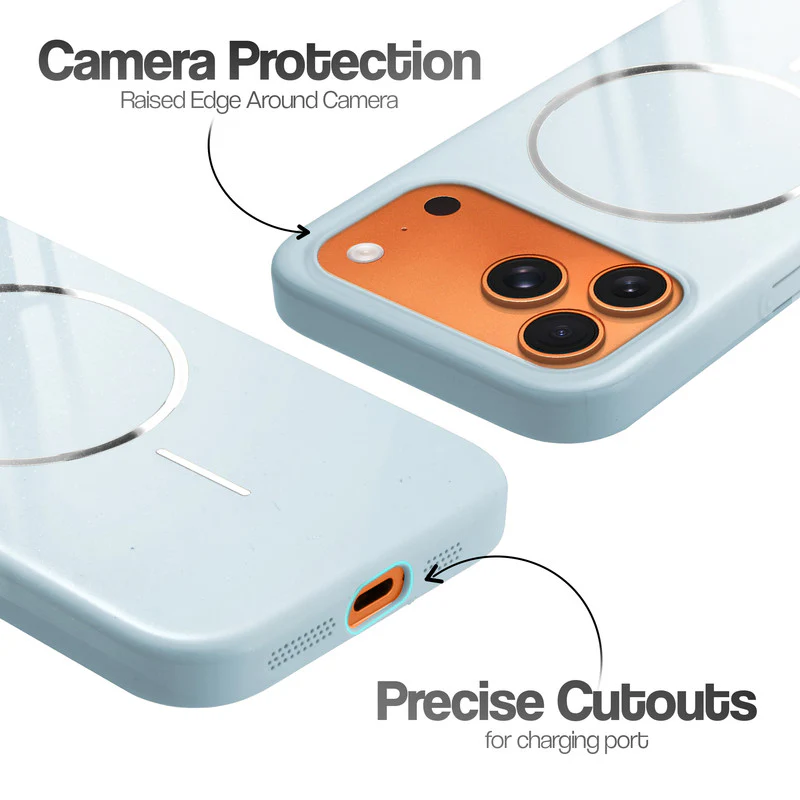 Smooth & Shiny Glossy Hard Back Cover Case For Apple iPhone 17 Pro Max With Wireless Charging Support Support - Image 39