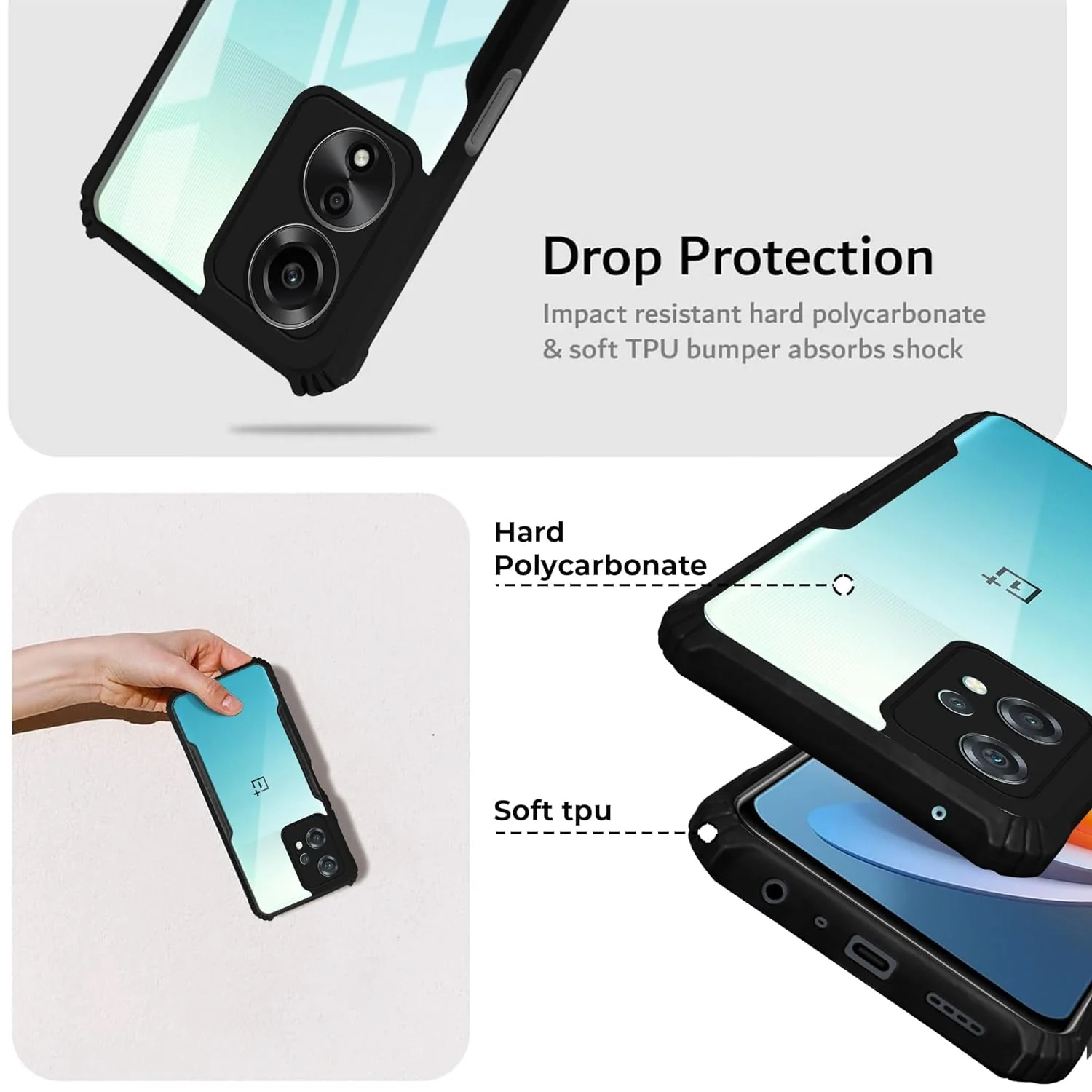 Premium Acrylic Transparent Back Cover for OnePlus Nord CE 2 Lite 5G - Image 4