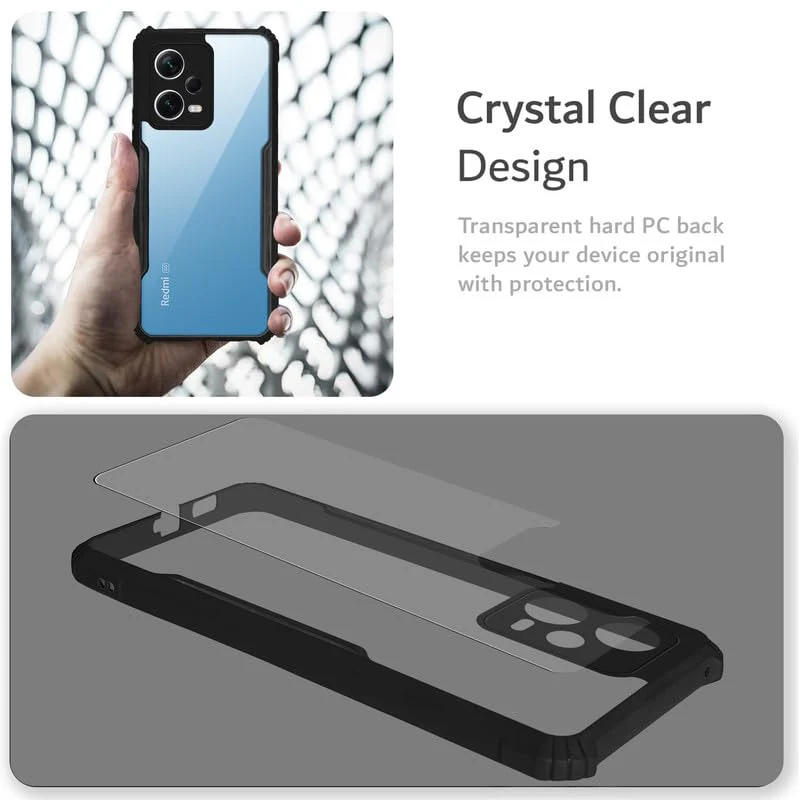 Premium Acrylic Transparent Back Cover for Redmi Note 12 Pro Plus 5G - Image 5