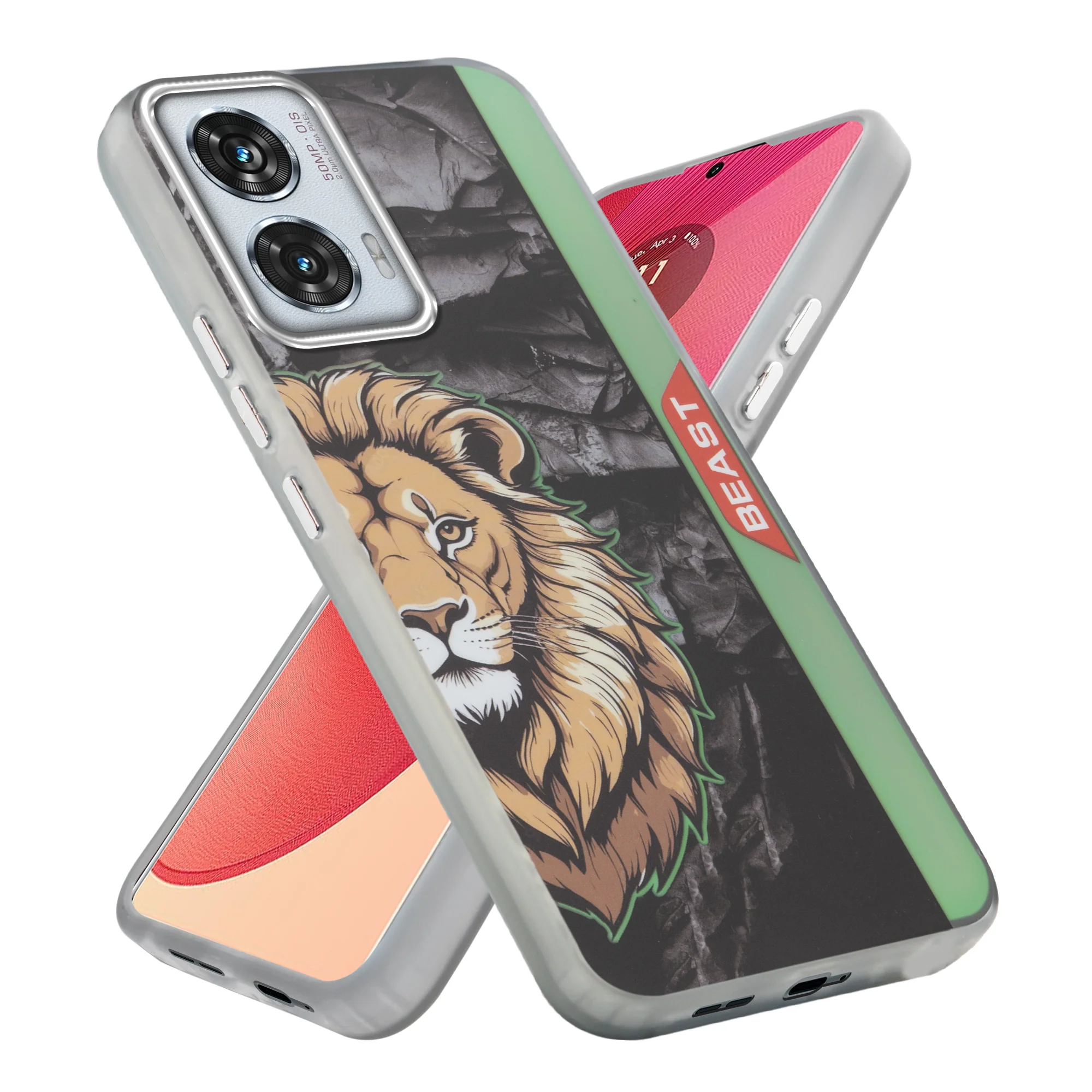 Beast Mode Animal Printed Back Case For Motorola G96 5G With Hard Back & Glow Effect - Image 31