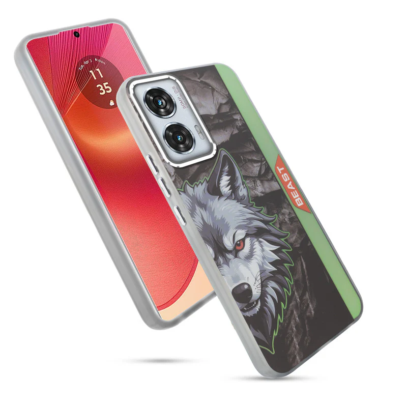 Beast Mode Animal Printed Back Case For Motorola Moto Edge 50 Fusion 5G With Hard Back & Glow Effect - Image 15