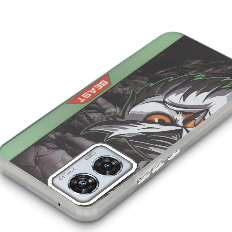 Beast Mode Animal Printed Back Case For Motorola Moto Edge 50 Fusion 5G With Hard Back & Glow Effect - Image 46