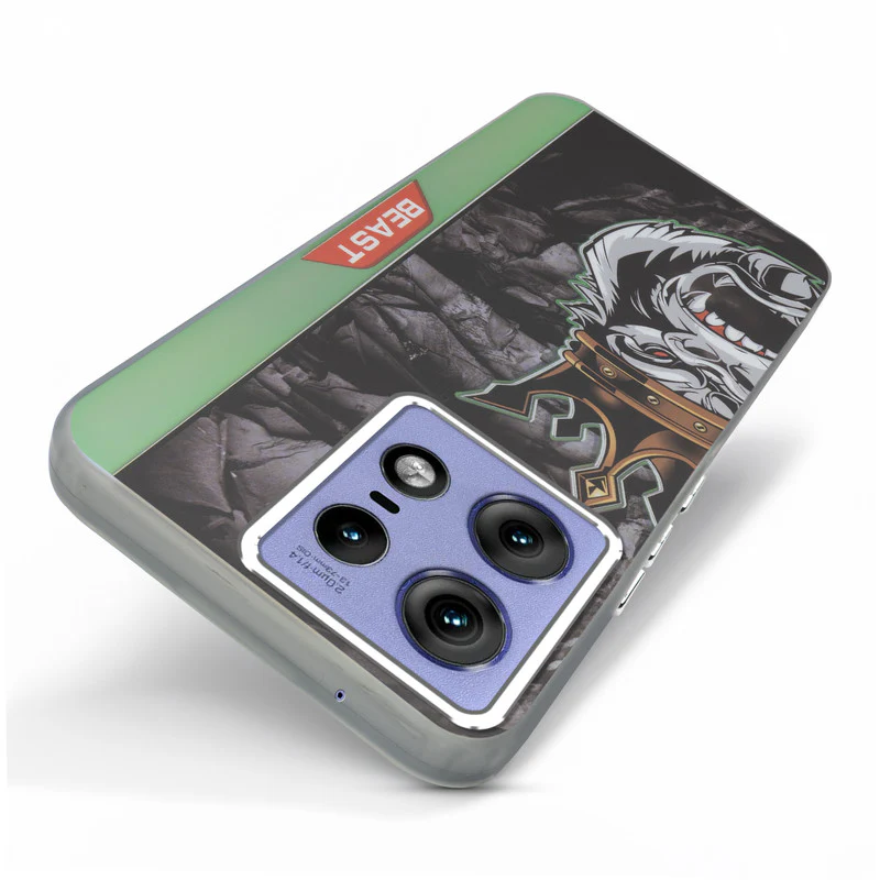 Beast Mode Animal Printed Back Case For Motorola Moto Edge 50 Pro 5G With Hard Back & Glow Effect - Image 29