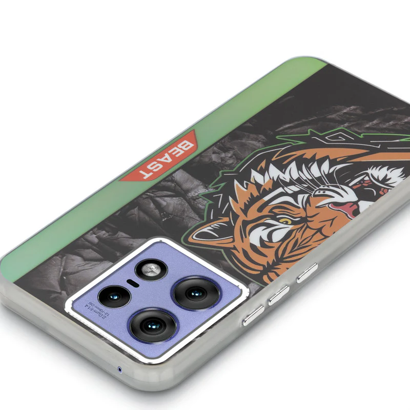 Beast Mode Animal Printed Back Case For Motorola Moto Edge 50 Pro 5G With Hard Back & Glow Effect - Image 58