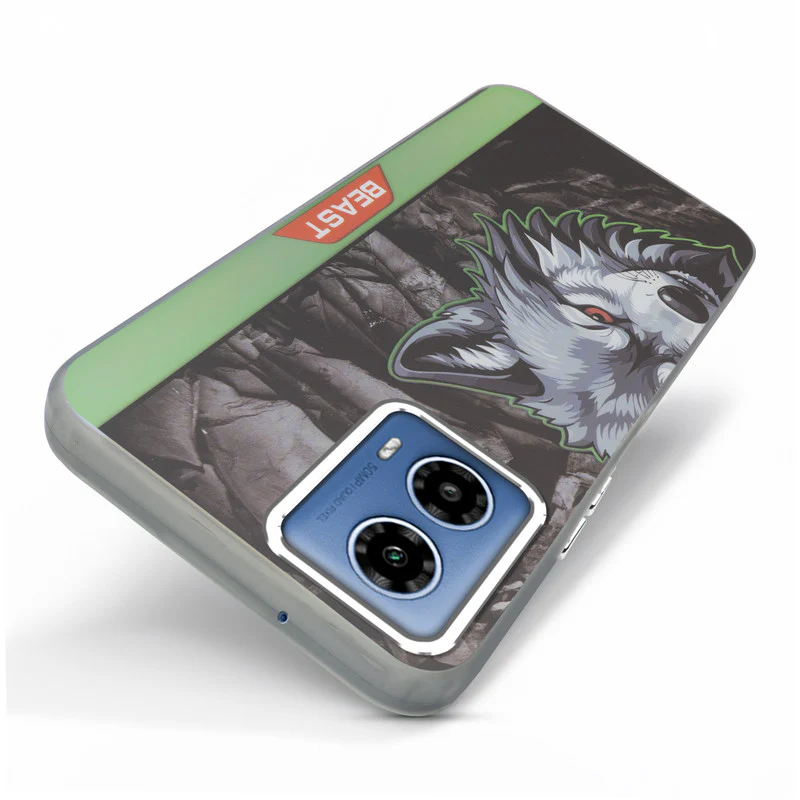 Beast Mode Animal Printed Back Case For Motorola Moto G34 5G With Hard Back & Glow Effect - Image 17