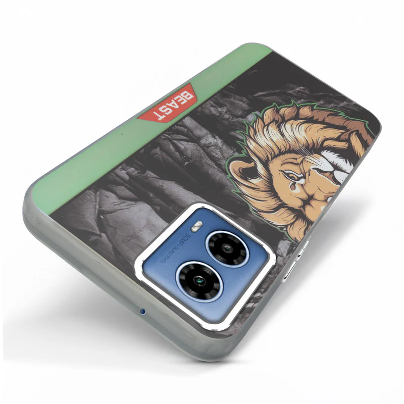 Beast Mode Animal Printed Back Case For Motorola Moto G34 5G With Hard Back & Glow Effect - Image 35