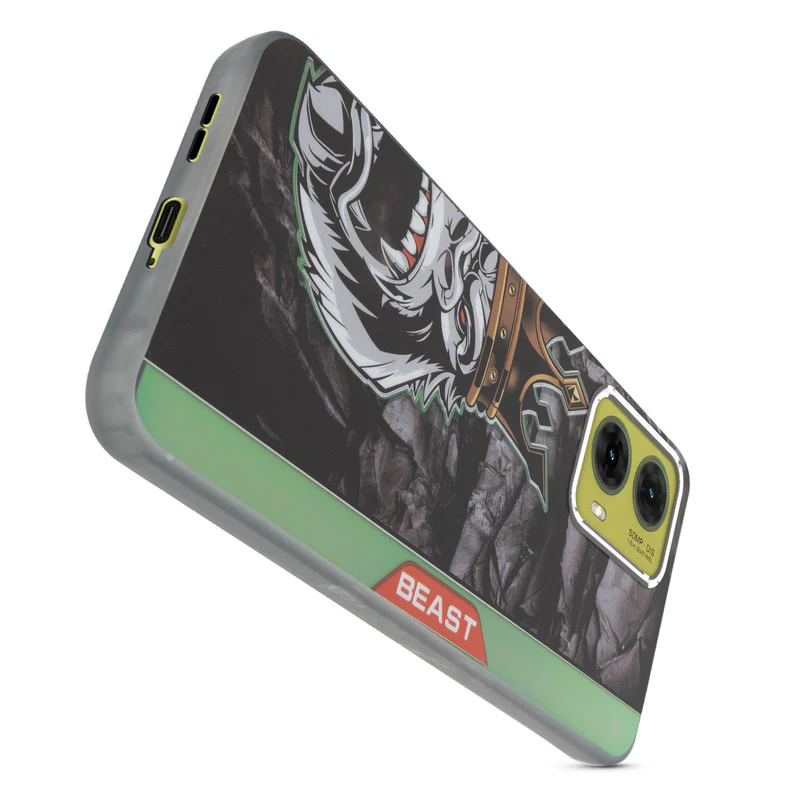 Beast Mode Animal Printed Back Case For Motorola Moto G85 5G With Hard Back & Glow Effect - Image 30