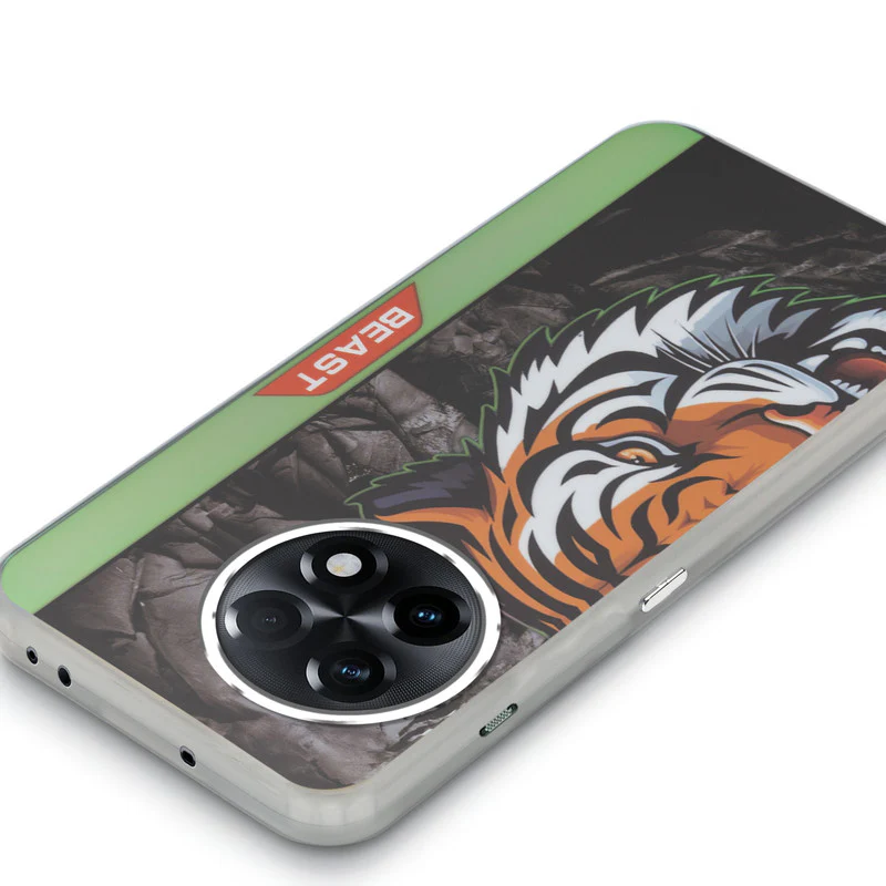 Beast Mode Animal Printed Back Case For OnePlus 11R 5G With Hard Back & Glow Effect - Image 46