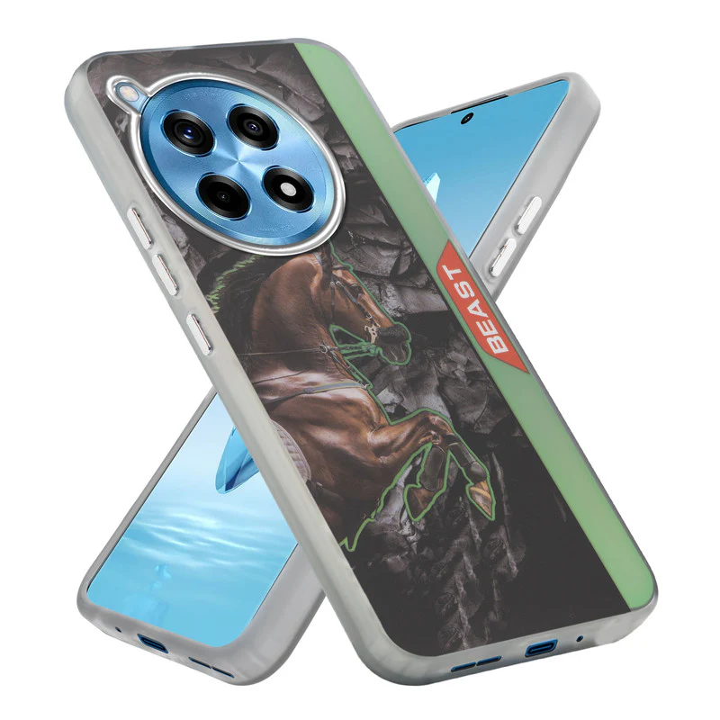 Beast Mode Animal Printed Back Case For OnePlus 12R 5G With Hard Back & Glow Effect - Image 19