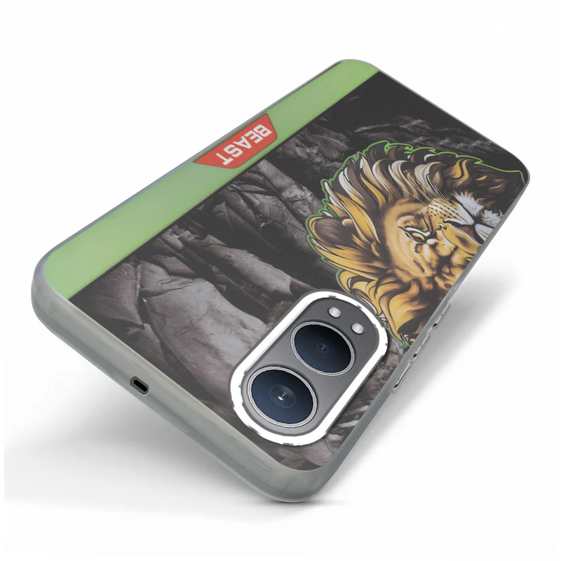 Beast Mode Animal Printed Back Case For OnePlus Nord CE 4 Lite 5G With Hard Back & Glow Effect - Image 41