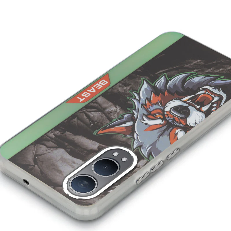Beast Mode Animal Printed Back Case For OnePlus Nord CE 4 Lite 5G With Hard Back & Glow Effect - Image 52