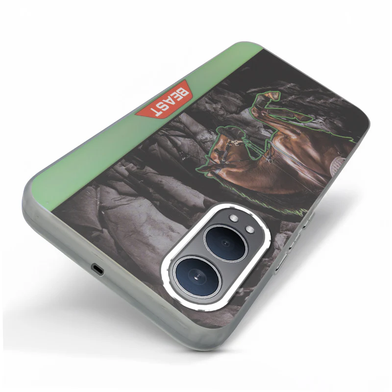 Beast Mode Animal Printed Back Case For OnePlus Nord CE 4 Lite 5G With Hard Back & Glow Effect - Image 59