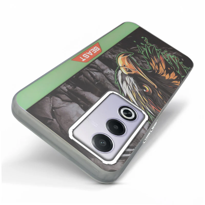 Beast Mode Animal Printed Back Case For Oppo A3 Pro 5G With Hard Back & Glow Effect - Image 11