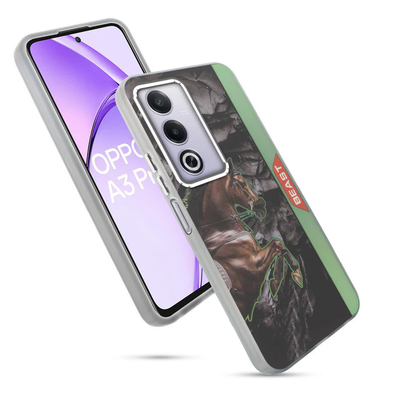 Beast Mode Animal Printed Back Case For Oppo A3 Pro 5G With Hard Back & Glow Effect - Image 21