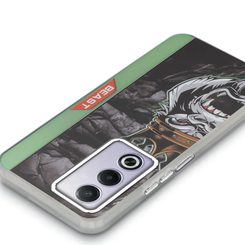 Beast Mode Animal Printed Back Case For Oppo A3 Pro 5G With Hard Back & Glow Effect - Image 28