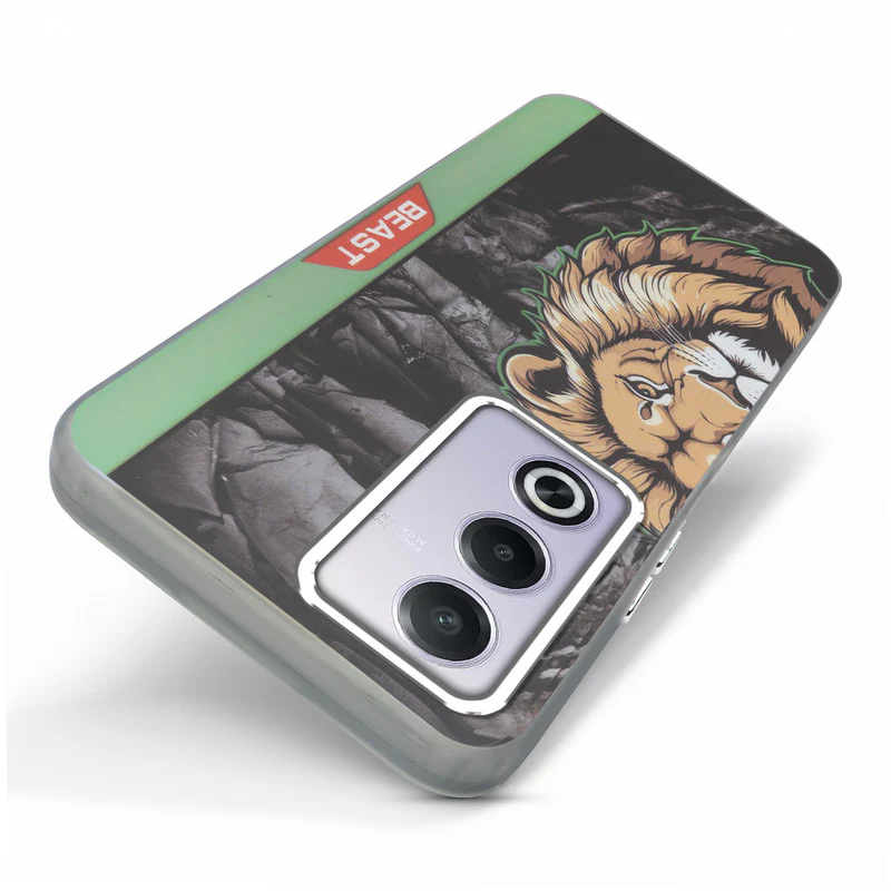 Beast Mode Animal Printed Back Case For Oppo A3 Pro 5G With Hard Back & Glow Effect - Image 35