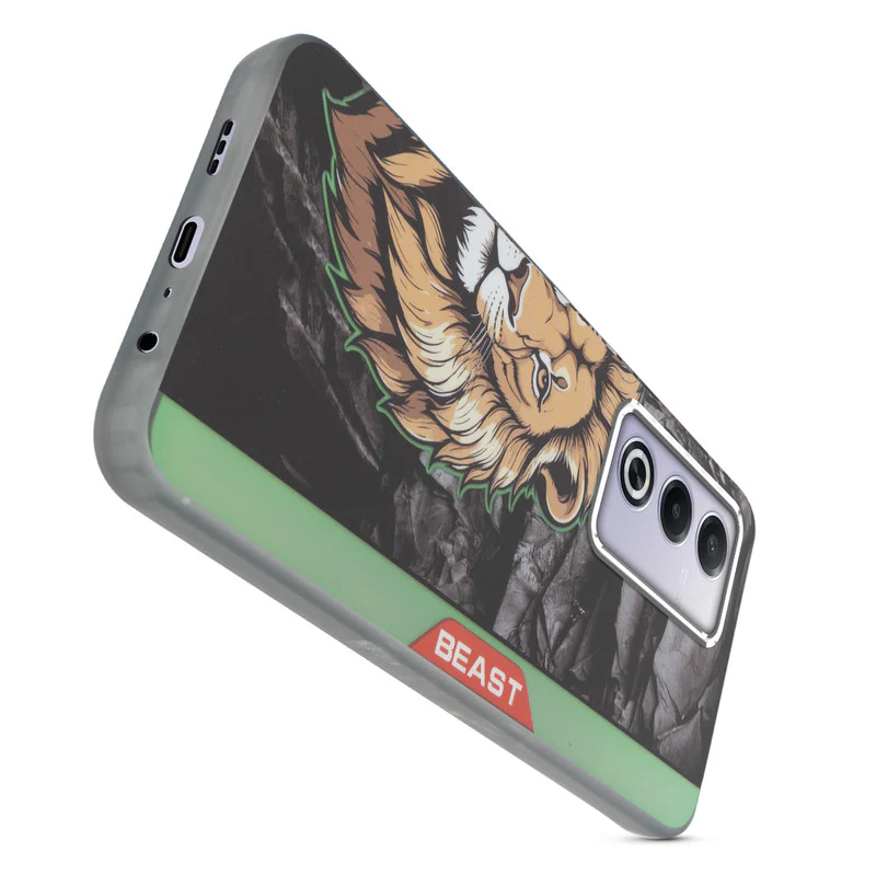 Beast Mode Animal Printed Back Case For Oppo A3 Pro 5G With Hard Back & Glow Effect - Image 36