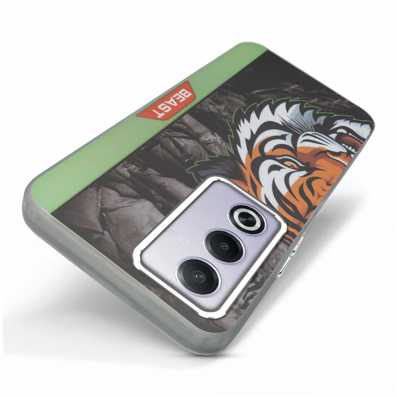 Beast Mode Animal Printed Back Case For Oppo A3 Pro 5G With Hard Back & Glow Effect - Image 41