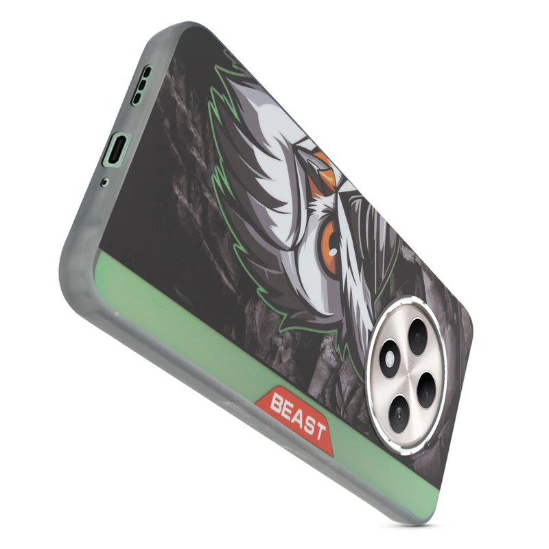 Beast Mode Animal Printed Back Case For Oppo F27 5G With Hard Back & Glow Effect - Image 48
