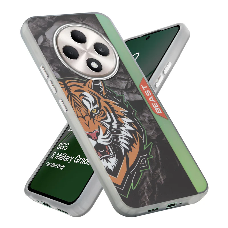 Beast Mode Animal Printed Back Case For Oppo F27 5G With Hard Back & Glow Effect - Image 55